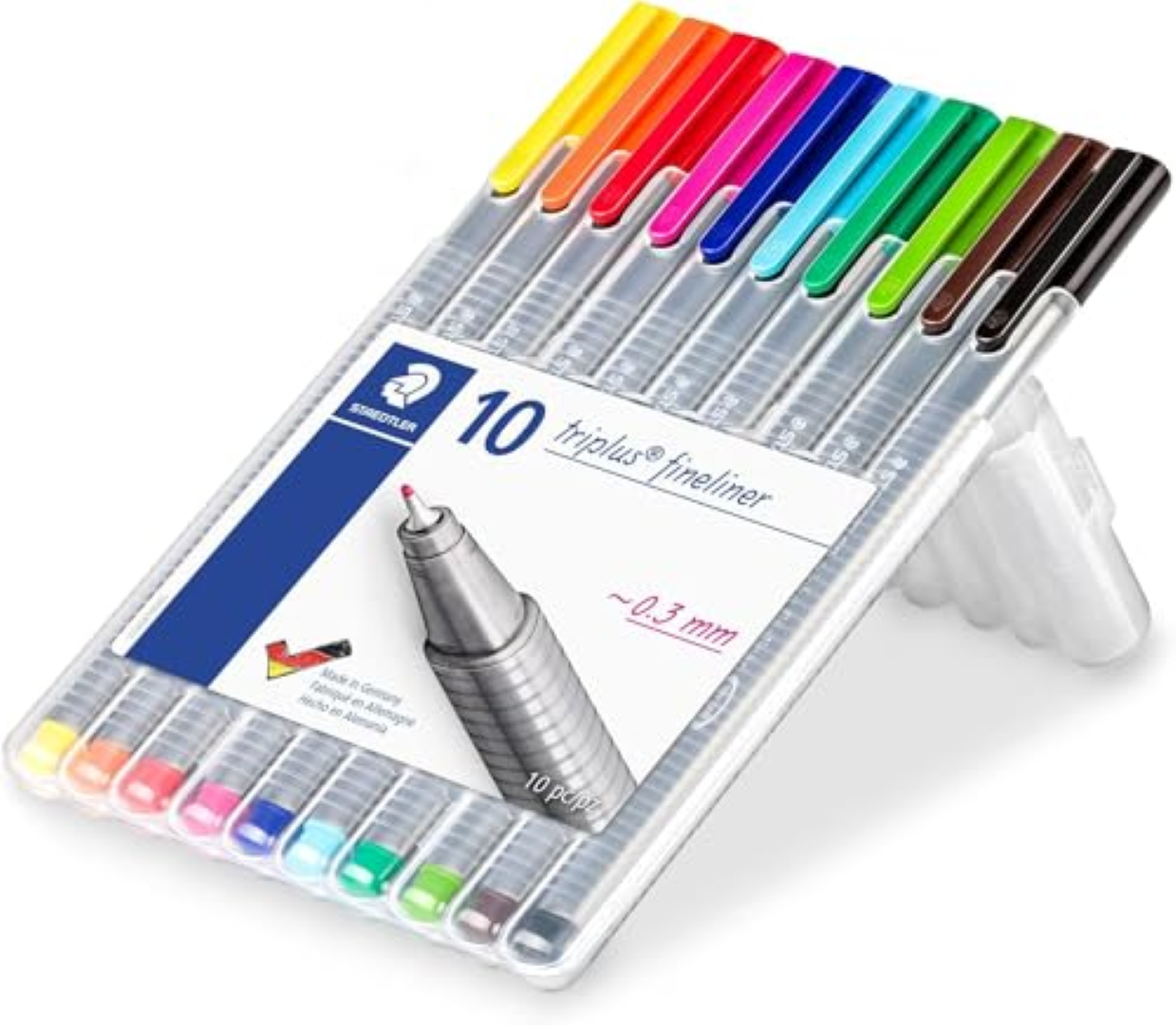 Staedtler Triplus Fineliner St=10 w.card ST-334-SB10